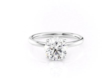 The Alex Set With A 2 Carat Round Lab Diamond on Sale