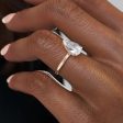 The Alex Set With A 1.5 Carat Pear Lab Diamond For Discount