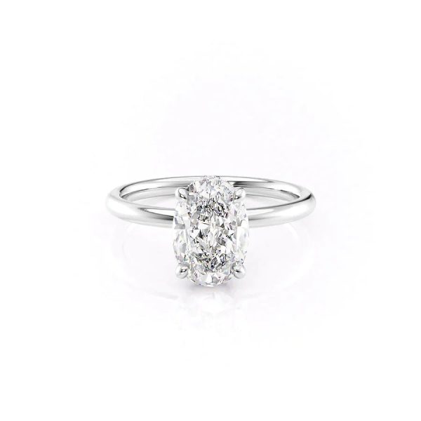 The Alex Set With A 3 Carat Oval Lab Diamond Hot on Sale