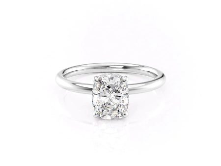 The Alex Set With A 1 Carat Elongated Cushion Lab Diamond Online Sale