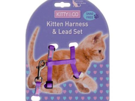 Kitty & Co Kitten Harness Set For Cheap