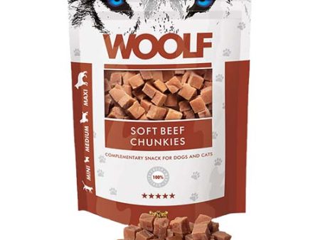 Woolf Beef Chunkies Treats 100g Discount