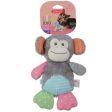 Zolux Crazy Jojo Squeaky Plush Monkey Dog Toy Online