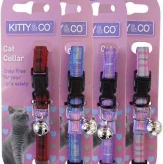 Kitty & Co Tartan Cat Collar For Sale