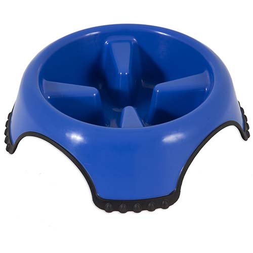 Petmate Giant Skid Stop Slow Feed Bowl For Discount