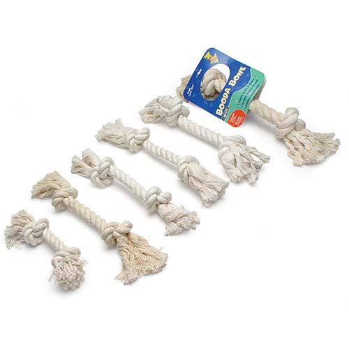 Booda 2 Knot Rope Tug White Colossal on Sale