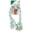 Booda Fresh N  Floss Spearmint 3-Knot Tug Rope X-Large Online Sale