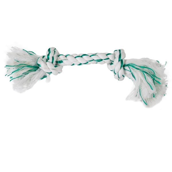 Booda Fresh N Floss Spearmint 2-Knot Rope Large Cheap