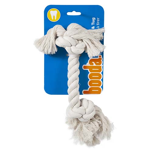 Booda 2 Knot Rope Tug White Colossal on Sale