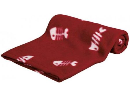 Trixie Fleece Blanket Red 100 x 70cm Cheap