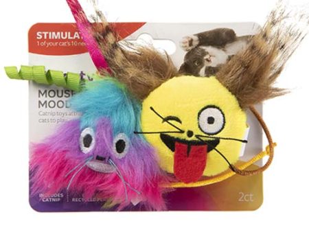 SmartyKat Mouse Moods Catnip Toys Pack of 2 For Sale