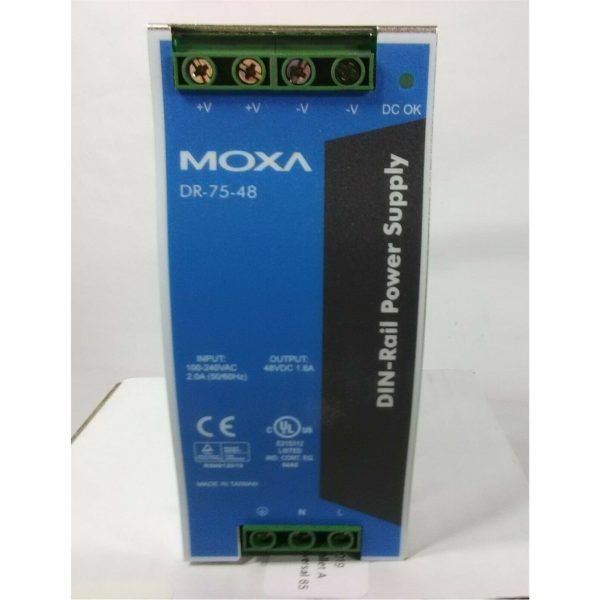 MOXA DR-75-48 240W 5A DIN-Rail 48 VDC Power Supply Universal 85-26 Fashion