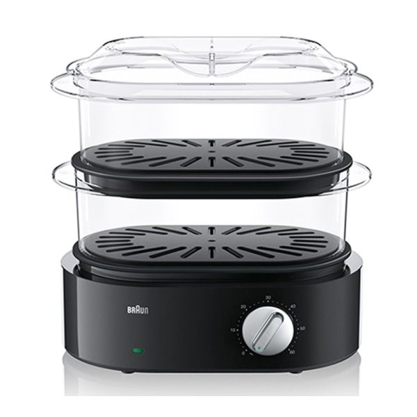 Braun 850W Food Steamer (Model FS 5100) Black on Sale