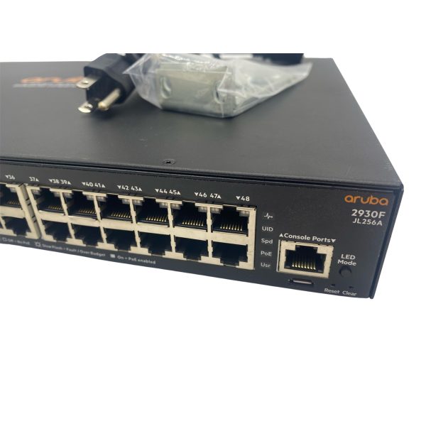 ARUBA JL256A 2930F 48-Port Gigabit PoE+, 4-Port SFP+ Switch (Refurbished) For Discount