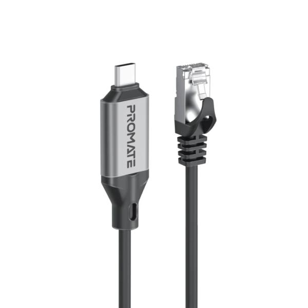 Promate CLink-RJ45 High-Speed USB-C to Gigabit Ethernet Cable For Sale