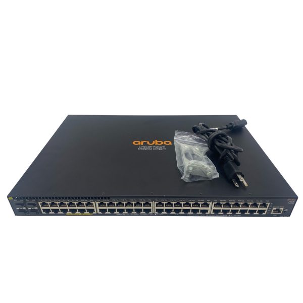 ARUBA JL256A 2930F 48-Port Gigabit PoE+, 4-Port SFP+ Switch (Refurbished) For Discount