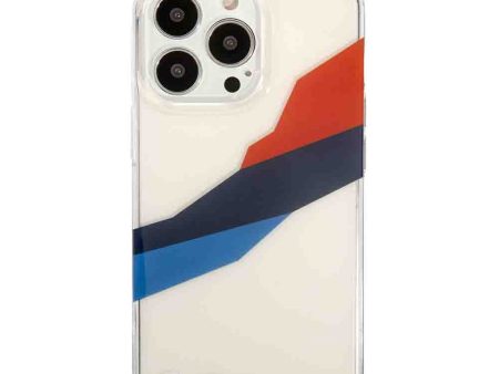 BMW Motorsport Collection PC TPU Hard Case Graphic Tricolor For iPhone 13 Pro Max (6.7 ) - Transparent For Sale