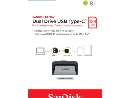 Sandisk Dual Drive USB Type-C 128GB Online Sale