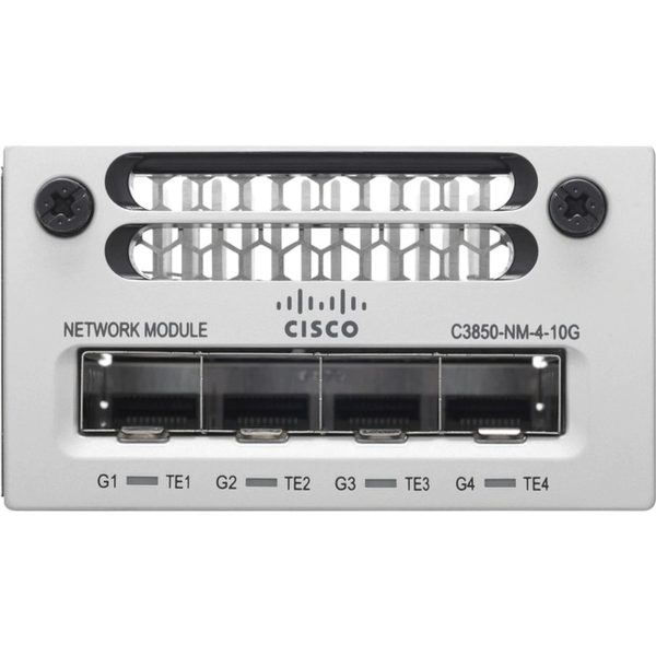 Cisco C3850-NM-4-10G,USED 4-Port 100Mbps SFP 1U Specialty Switch, Silver (Refurbished) Discount