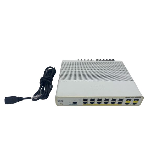 Cisco WS-C2960C-12PC-L 12 Port PoE Switch (Refurbished) Fashion