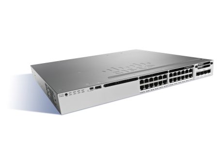 Cisco Catalyst 3850-24T-S 24-Port Gigabit Ethernet Switch (Certified Refurbished) For Sale