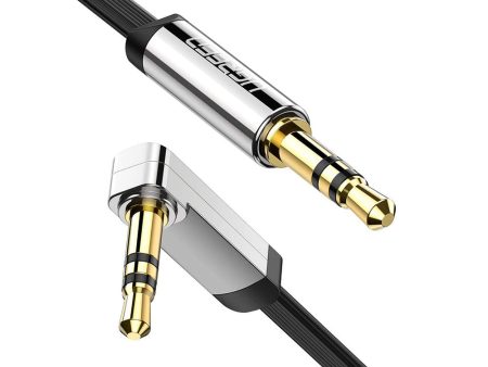 UGreen 3.5mm Male to Male Straight to Angle Flat Cable 1.5M - 10598 For Cheap