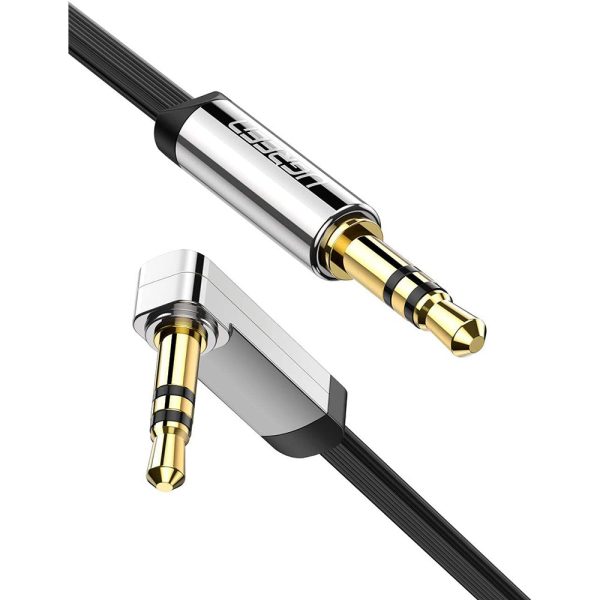 UGreen 3.5mm Male to Male Straight to Angle Flat Cable 1.5M - 10598 For Cheap