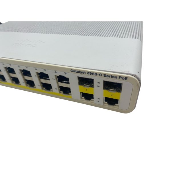 Cisco WS-C2960C-12PC-L 12 Port PoE Switch (Refurbished) Fashion