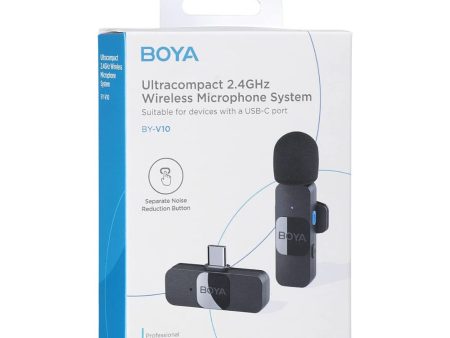 Boya Wireless Microphone Single USB-C BY-V10 Hot on Sale