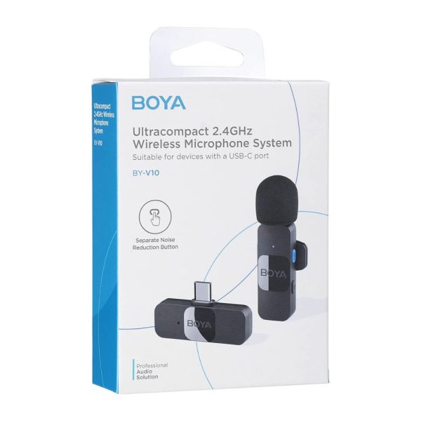 Boya Wireless Microphone Single USB-C BY-V10 Hot on Sale