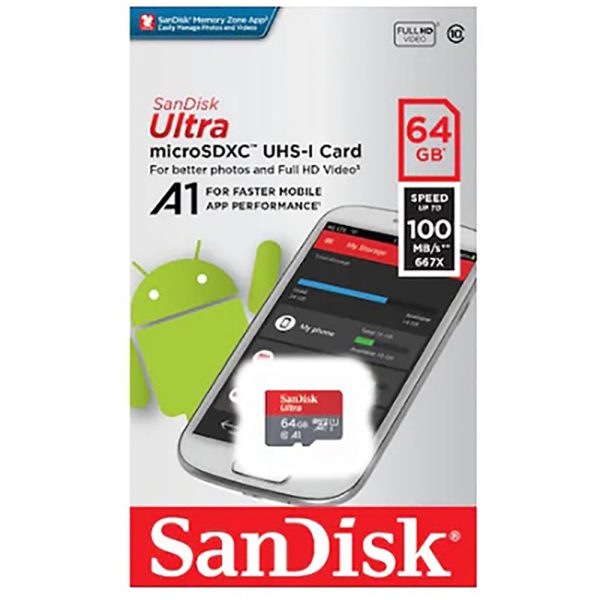 Sandisk Ultra 64GB Class 10 Micro 100Mb s Discount