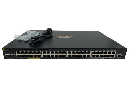 Aruba Networks JL262A 48-Port 100Mbps RJ45 1U Specialty Switch, Black (Refurbished) Online now