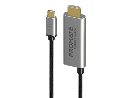 Promate HDMI-PD100 4K CrystalClarity USB-C to HDMI Cable Fashion