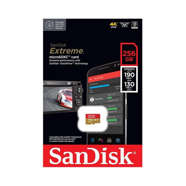 Sandisk Micro SD Extreme 256GB 190MB S Online