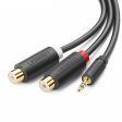 UGreen 3.5mm Male to 2RCA Female Cable 25CM - 10547 For Sale