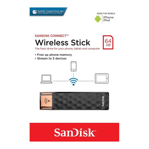 Sandisk Connect Wireless Stick 64GB Discount