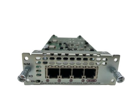 Cisco NIM-4XFO 4-Port Analog Voice Network Interface Module for Cisco ISR4000 Series (Used - Good) Online Sale