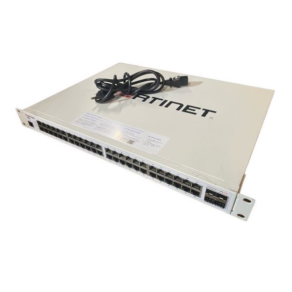 Fortinet FS-148E-POE | 48x Gigabit Ethernet PoE+ Ports | 4x SFP Port | Switch (Used - Good) Fashion