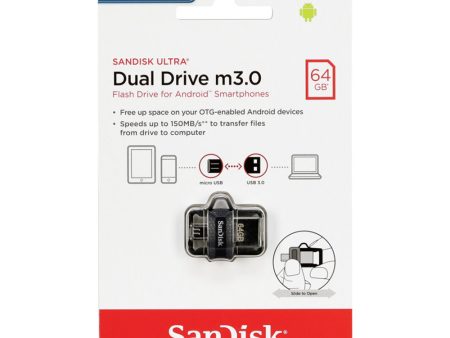 Sandisk Dual Drive M3.0 Flashdrive 64GB Cheap