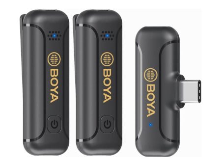 BOYA Wireless Microphone Double USB-C BYWM3T2-U2 Fashion