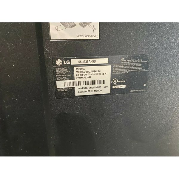 LG 55  55LS35A-5B Full HD LED Digital Signage Display (Used - Good) For Sale