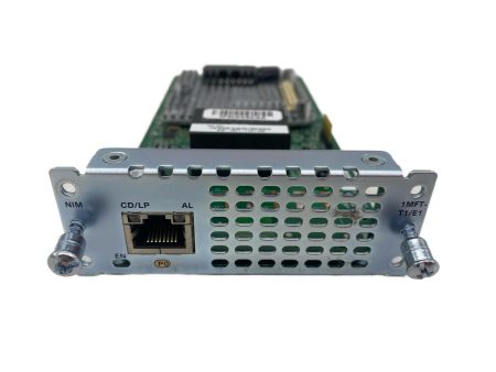 Cisco NIM-1MFT-T1-E1 1 port Multi-flex Trunk Voice Clear-channel Data Module (Used - Good) Hot on Sale