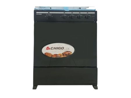 Chigo  F6402-ILG-IB-BLK 4 Burner Gas Stove 60x60 Supply