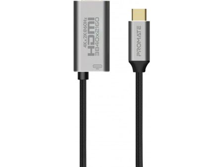 Promate HDMI-PD60 USB-C   HDMI 4K 60Hz 1.8M For Sale