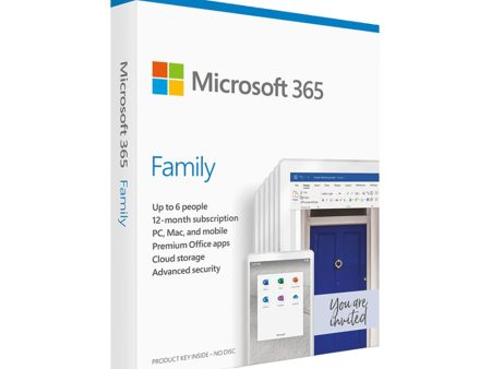 Microsoft 365 Family AllLng Sub PK Lic 1Y - DIGITAL LICENSE ONLY Discount