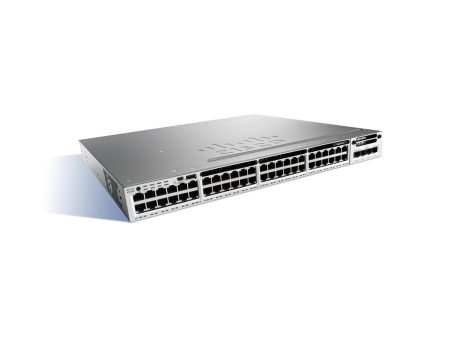 Cisco Catalyst 3850-48U-E 48-Port Gigabit Ethernet Switch (Certified Refurbished) For Sale