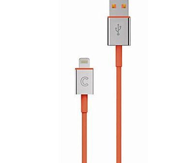 Candywirez® iPhone 5  VRS 3 Lightning to USB Sync Charge Cable, Orange Online Sale