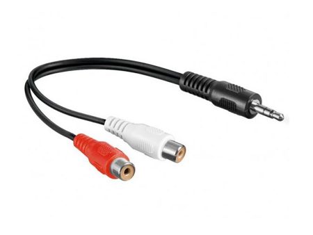 Dtech 3.5 ST M To 2RCA F 0.2m DT-6209 Fashion