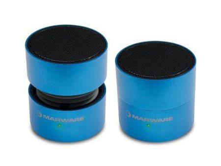 Marware UpSurge Rechargeable Mini Speaker Blue Hot on Sale