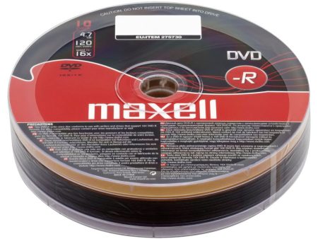 Maxell DVD-R (10 Pack) Hot on Sale